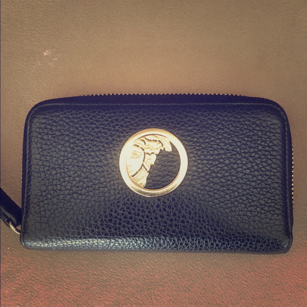 Versace Clutch - Authentic Leather